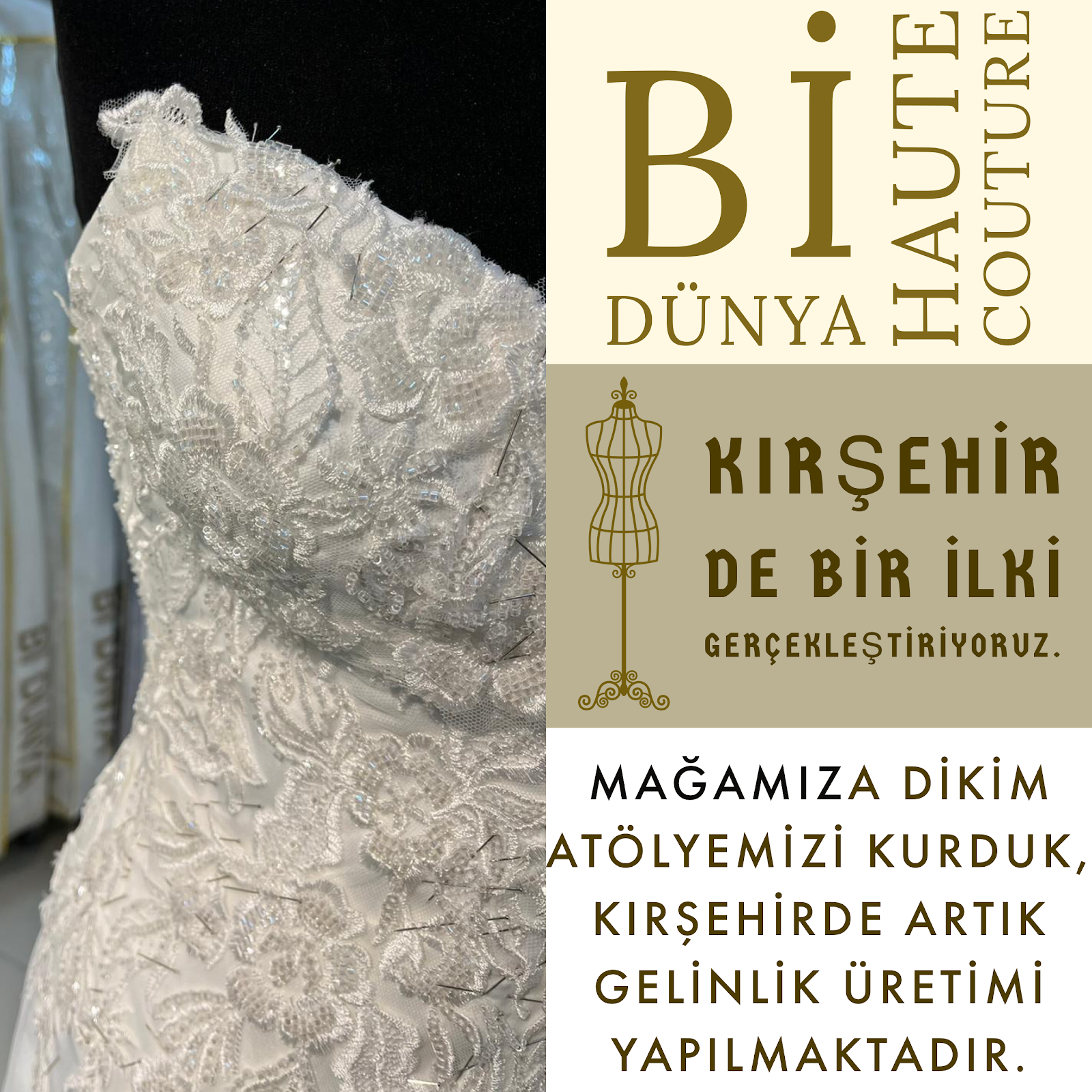 Bi Dünya Gelinlik Medrese Şubesi Kırşehir